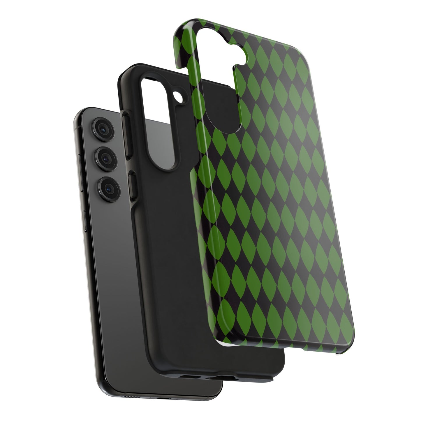 Diamond Green / Black Phone Case