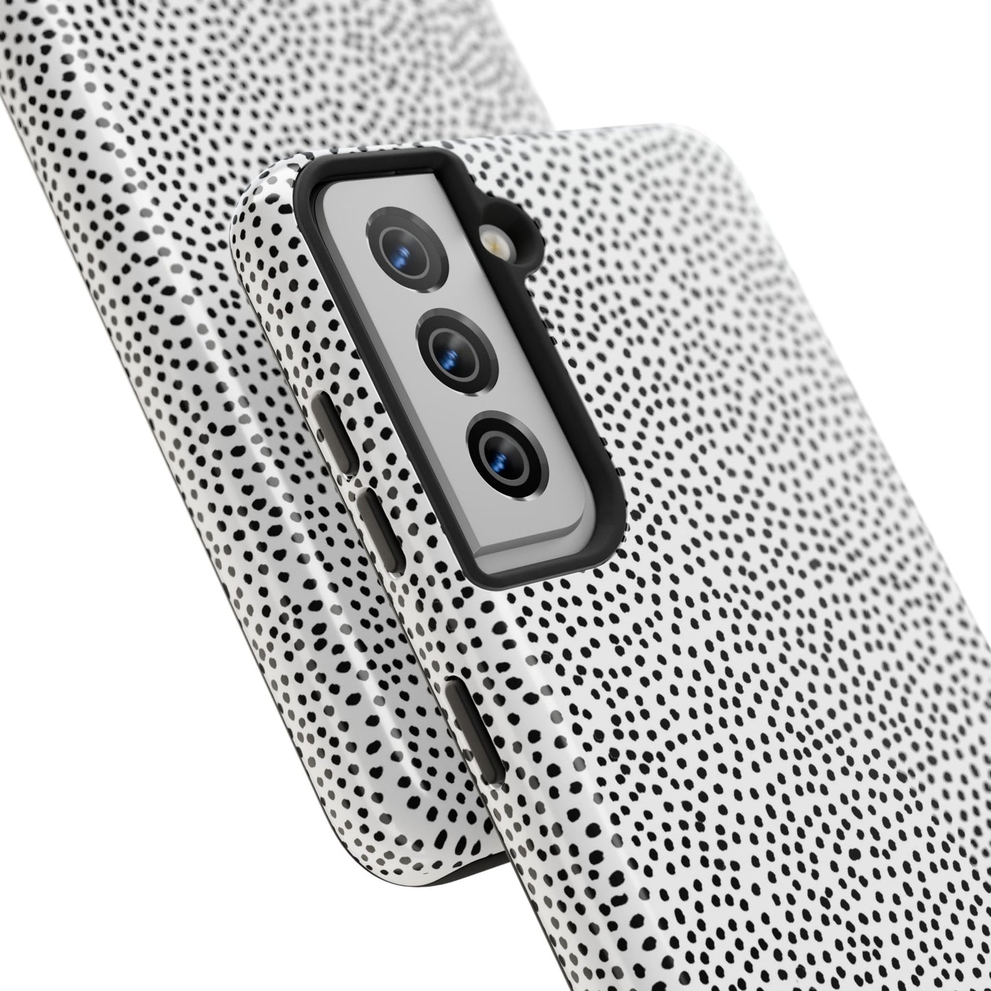 Baby Dots White / Black Phone Case