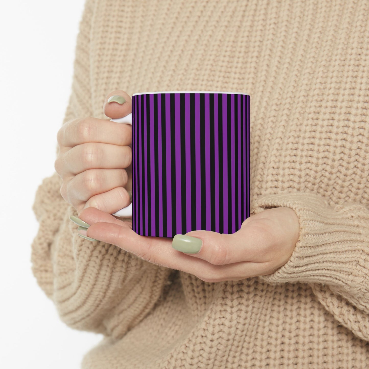 Stripe Purple / Black Cup