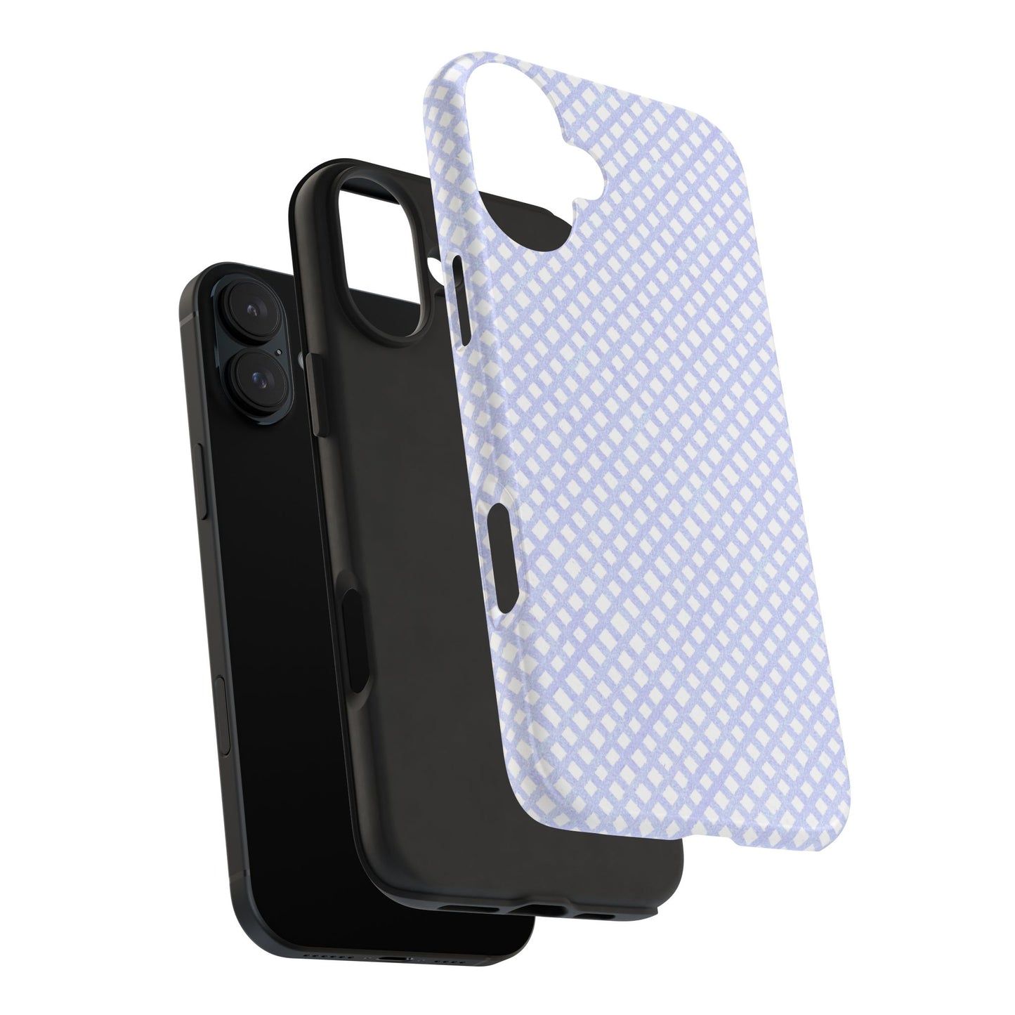 Bias Check Light Blue Phone Case