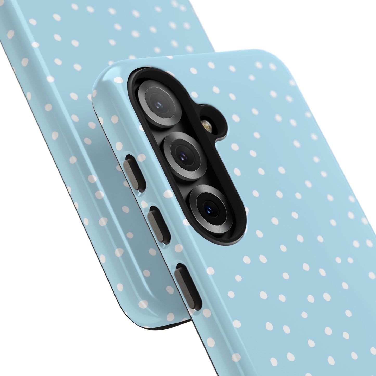 Dinky Dots Aqua / White Phone Case