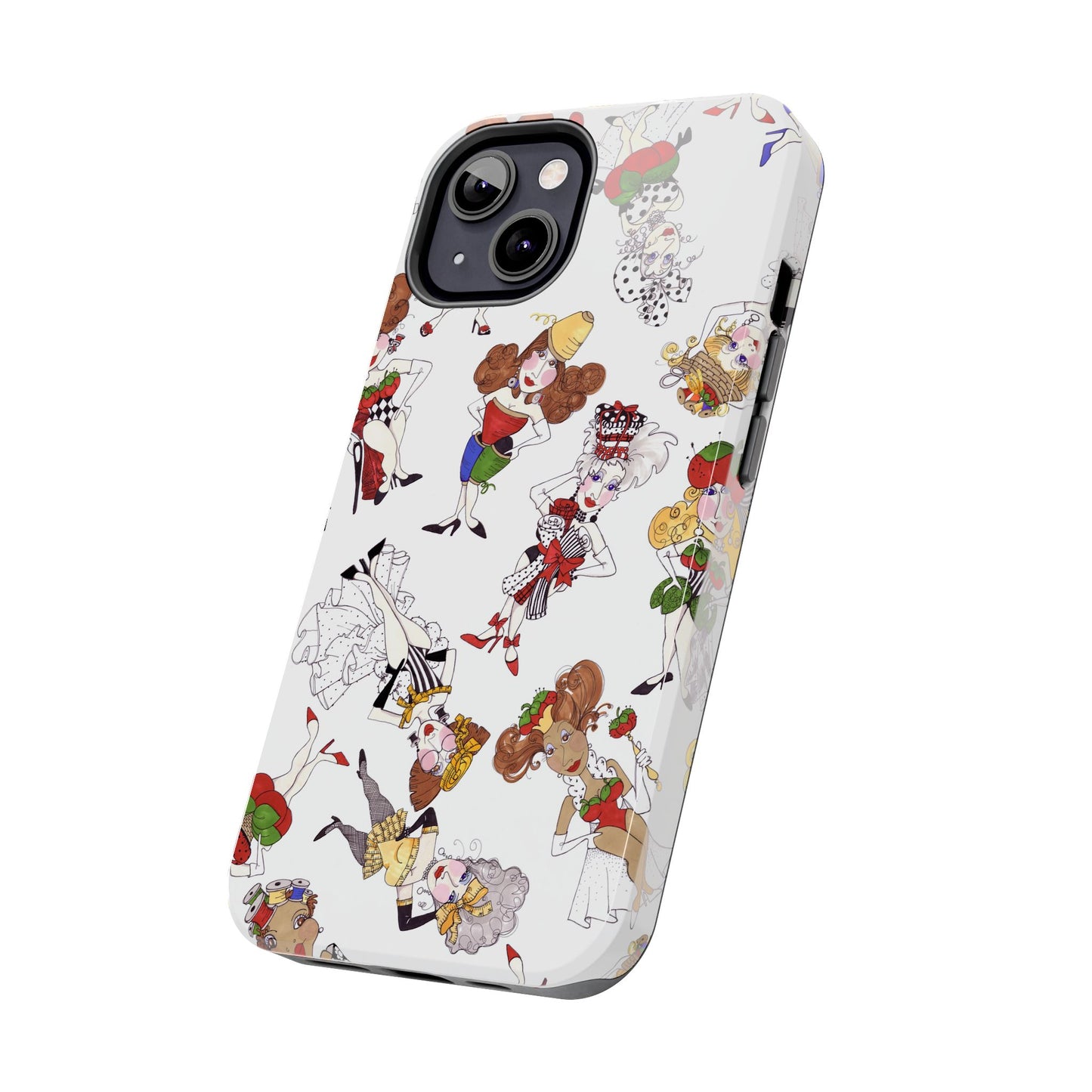 Sew Tossed White Phone Case