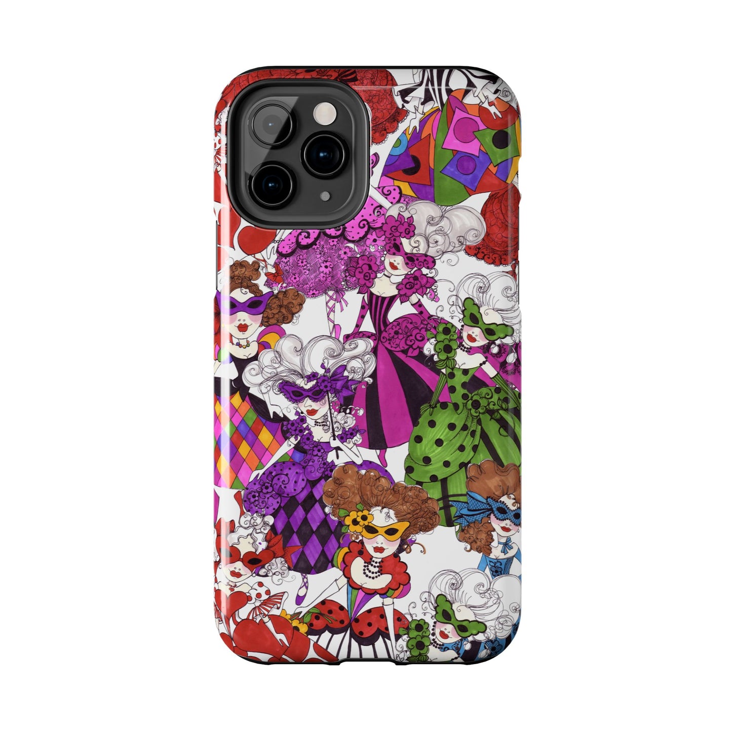 Crowded Dance Floor White Phone Case