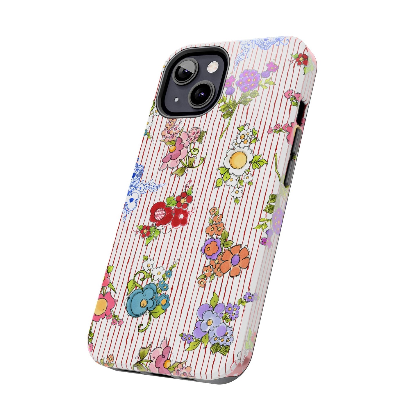 Mixed Bouquets Red / White Phone Case