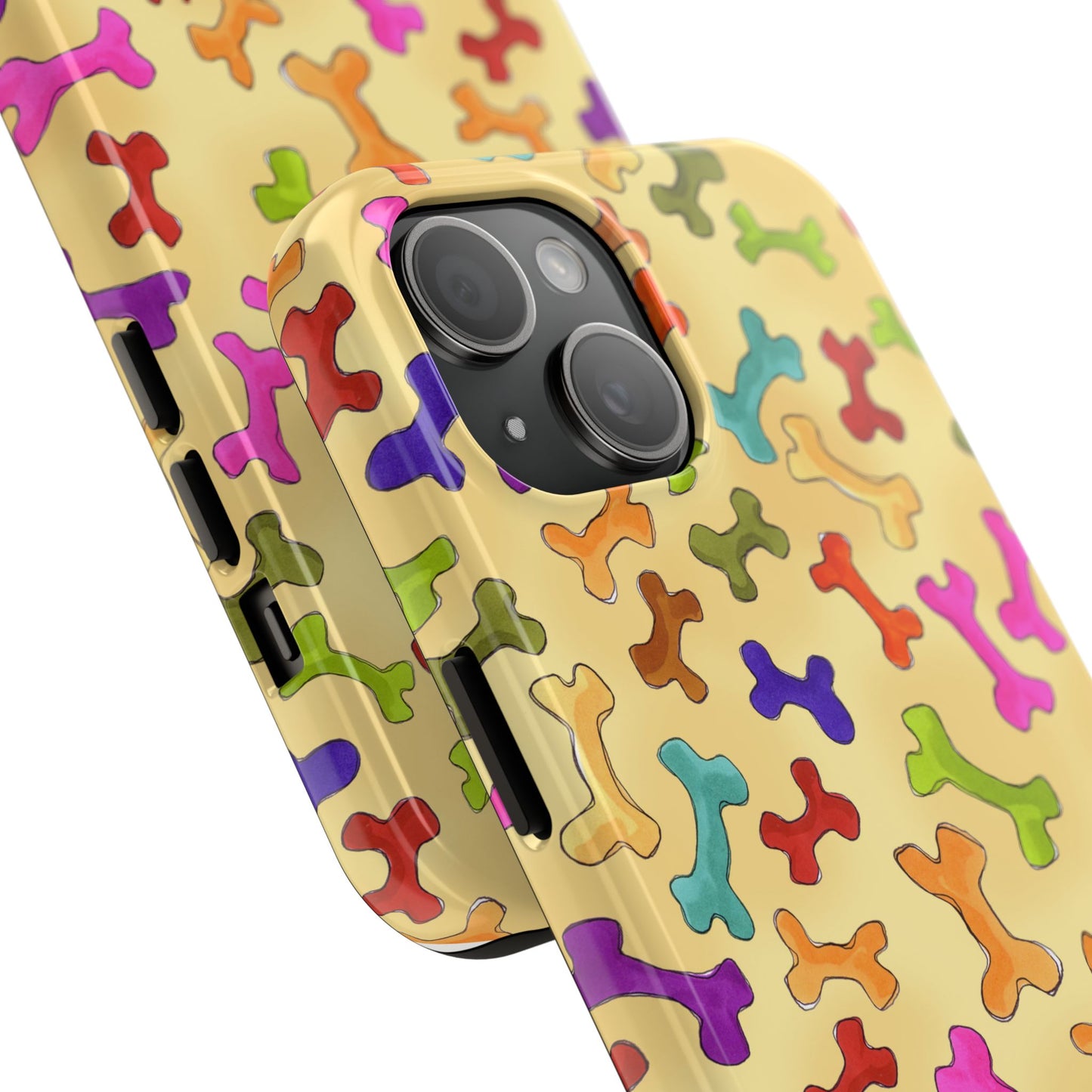 Happy Bones Yellow Phone Case