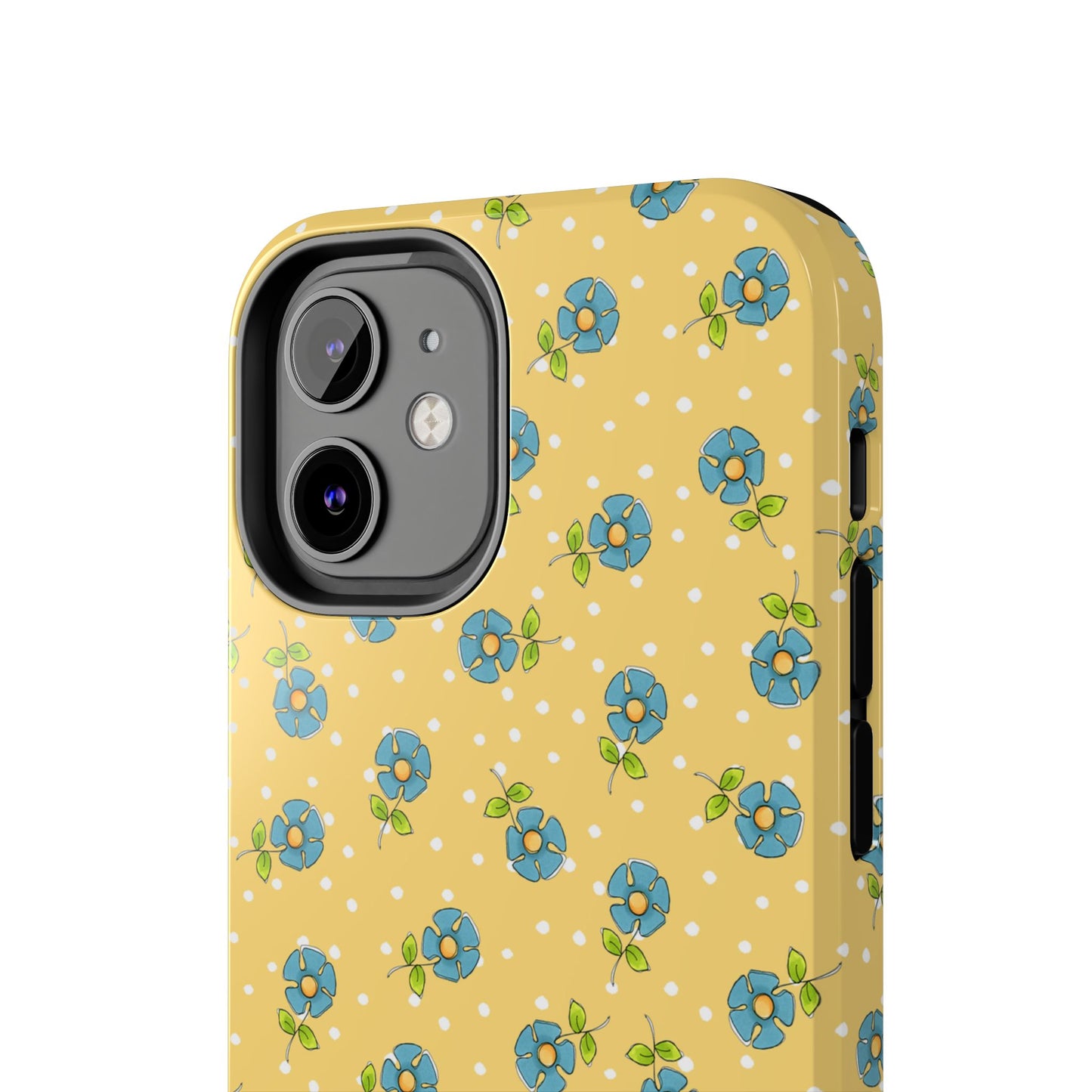 Daisy Dots Yellow Phone Case