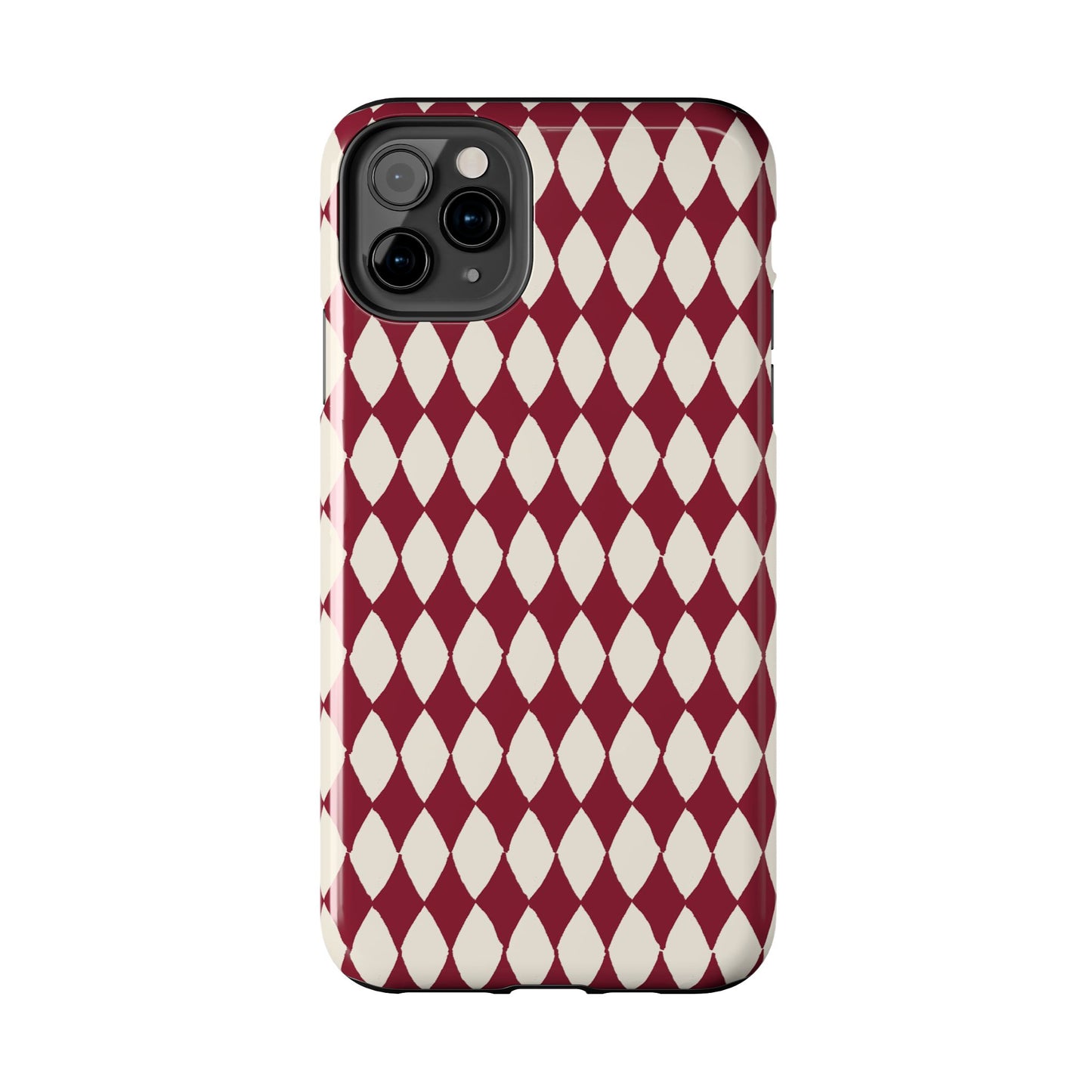 Diamond Ivory / Red Phone Case