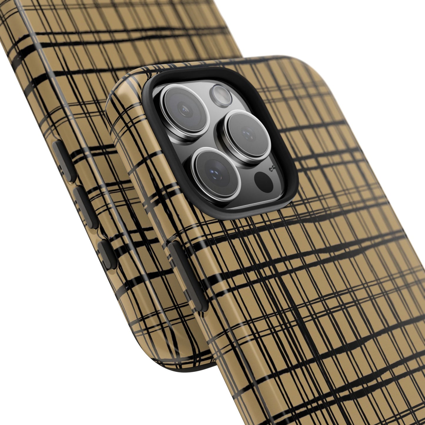 Doggie Fence Tan Phone Case