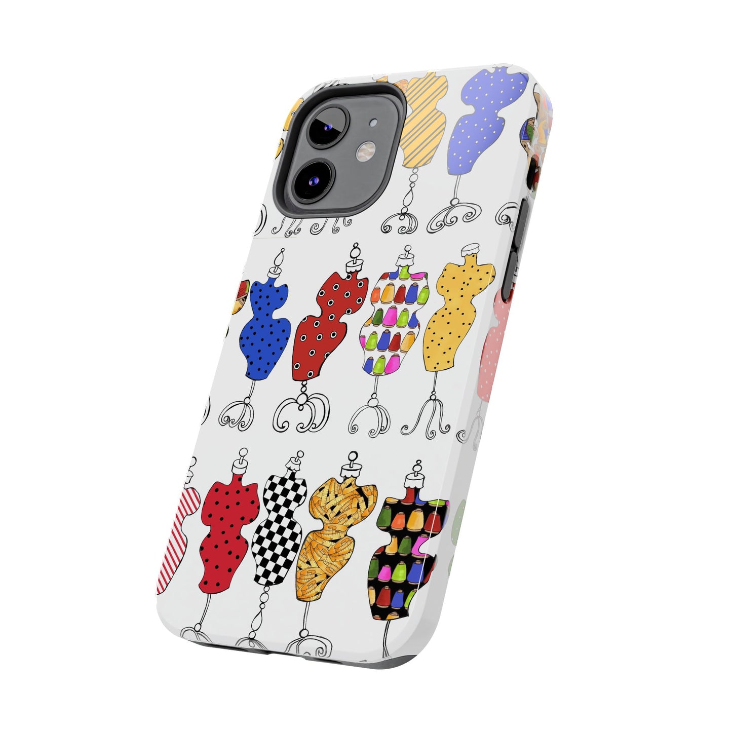 Go Figure White / Multi Phone Case