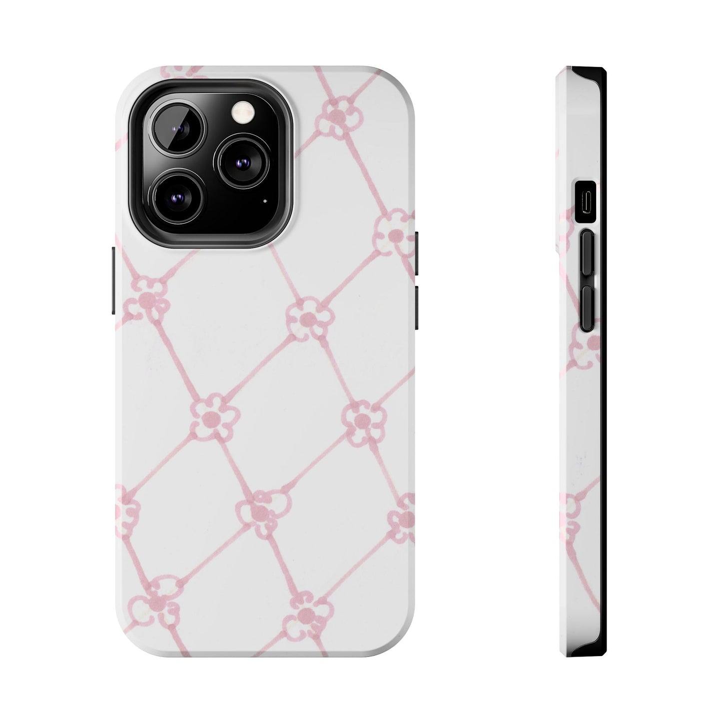 Flower Model Scroll Phone Case