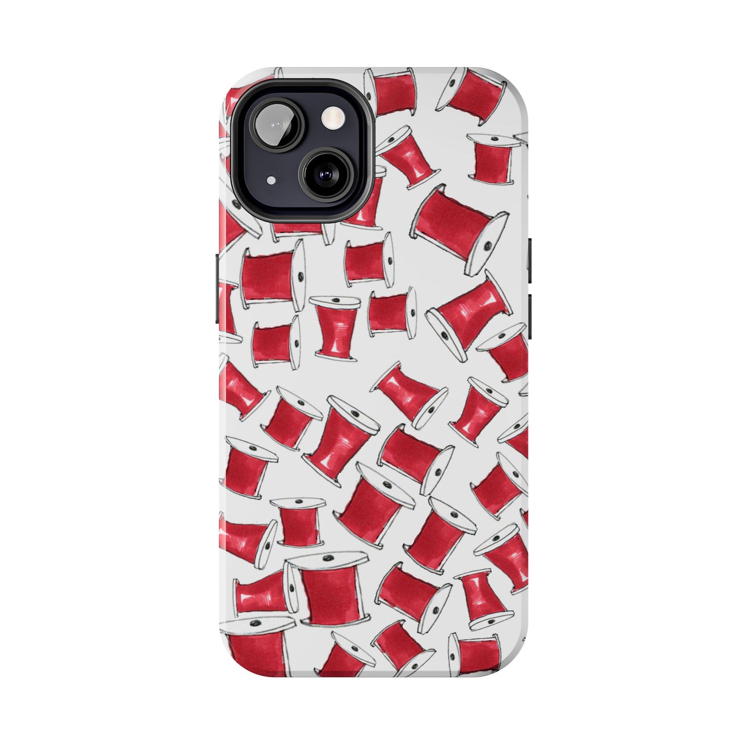 Red Thread White Phone Case