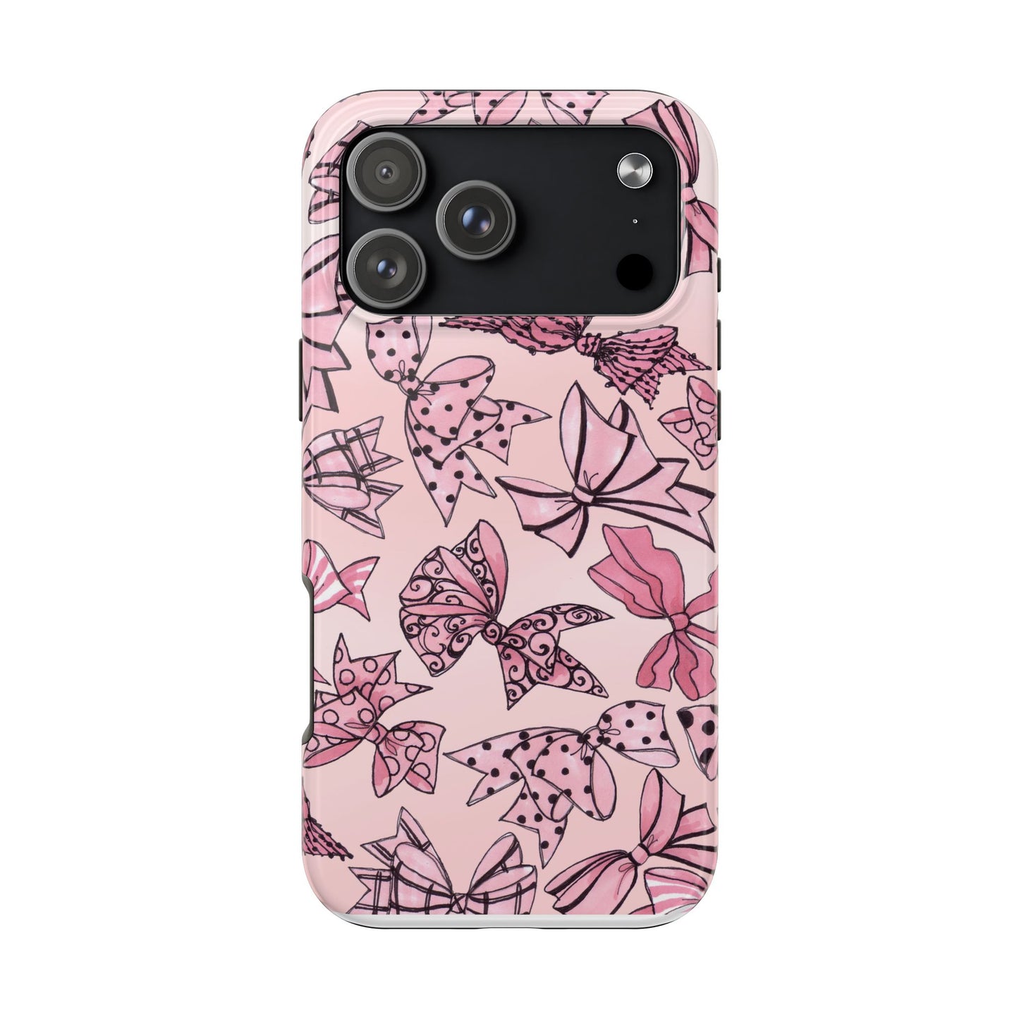 Blushing Bows Pink Sky Phone Case
