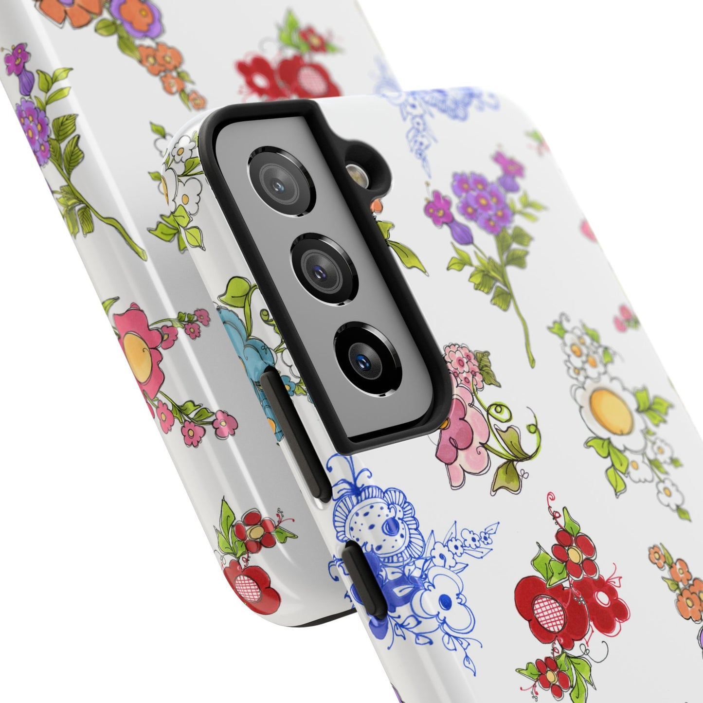 Mixed Bouquets White Phone Case