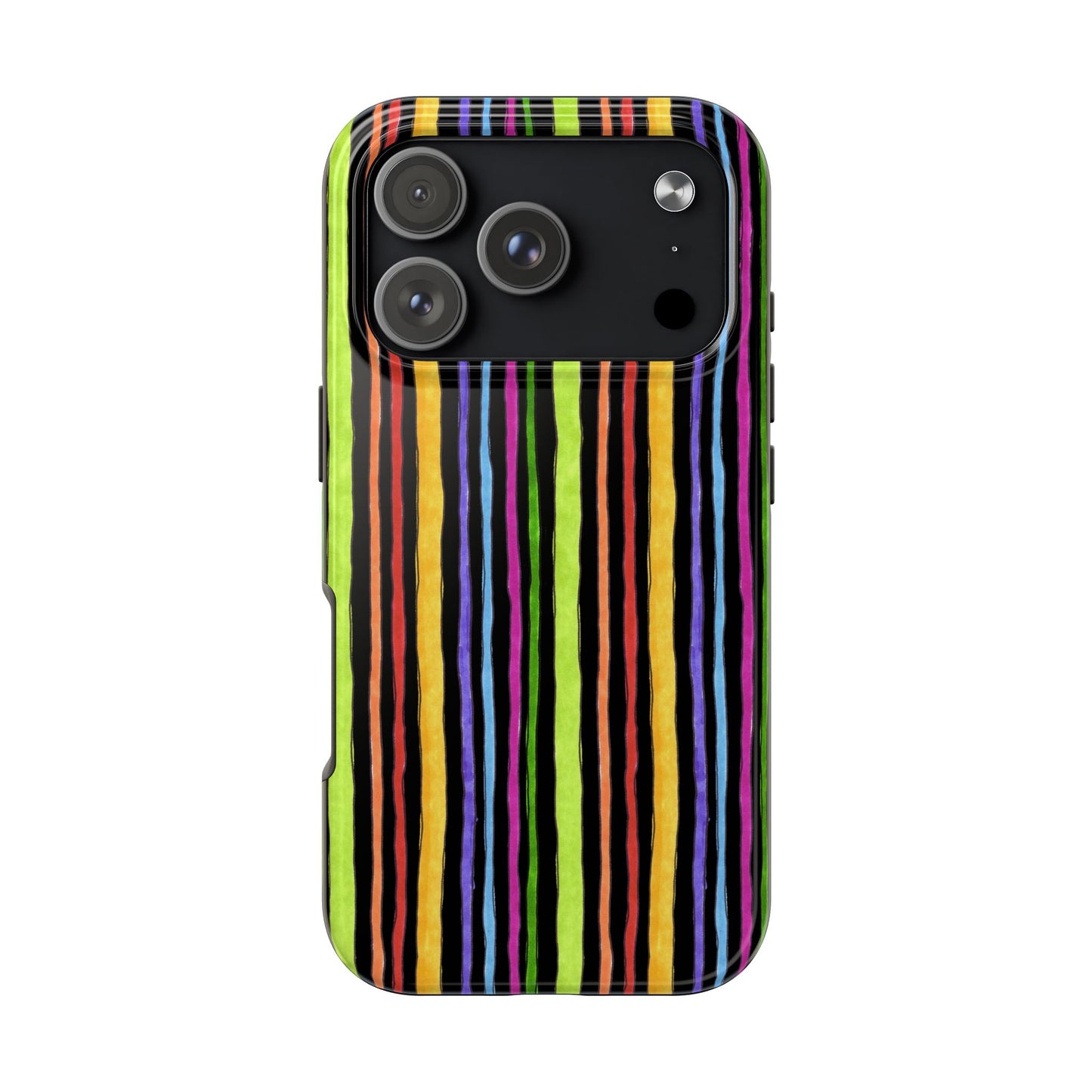 Stripe Fancy Black Phone Case