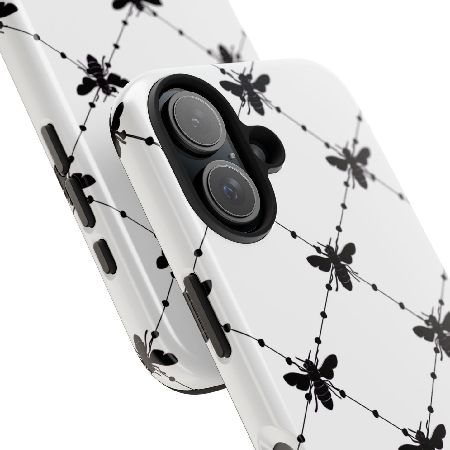 Beaded Bees White Phone Case