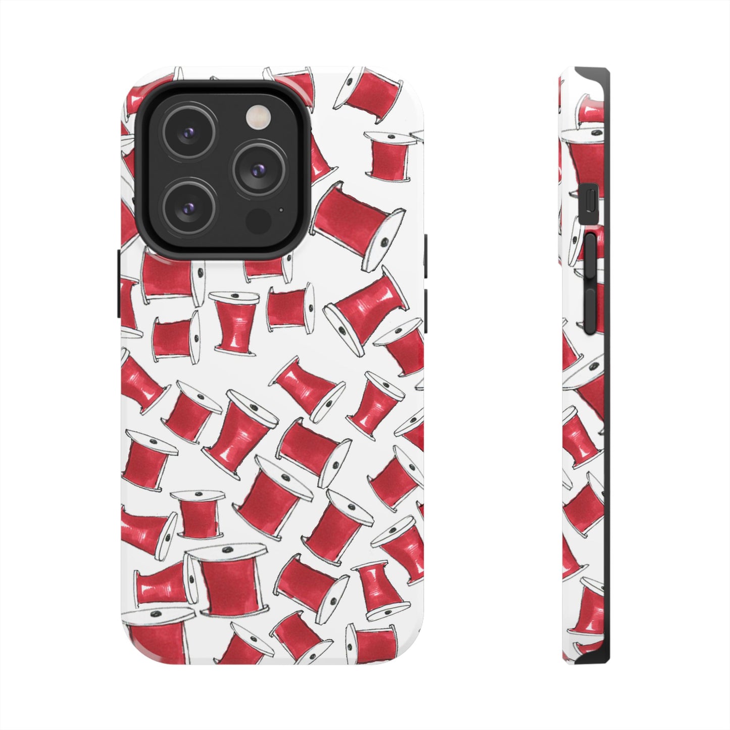 Red Thread White Phone Case
