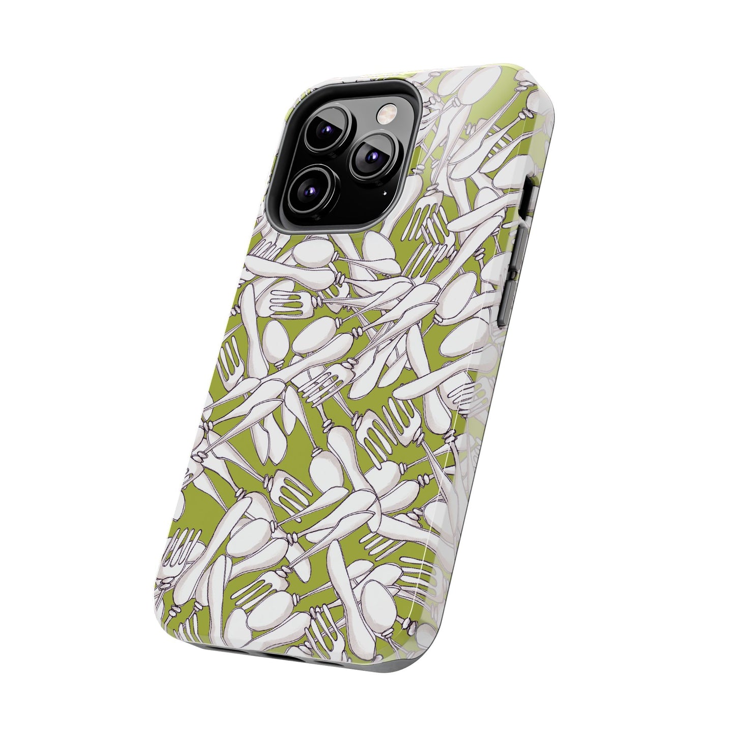Silverware Wars Green Phone Case