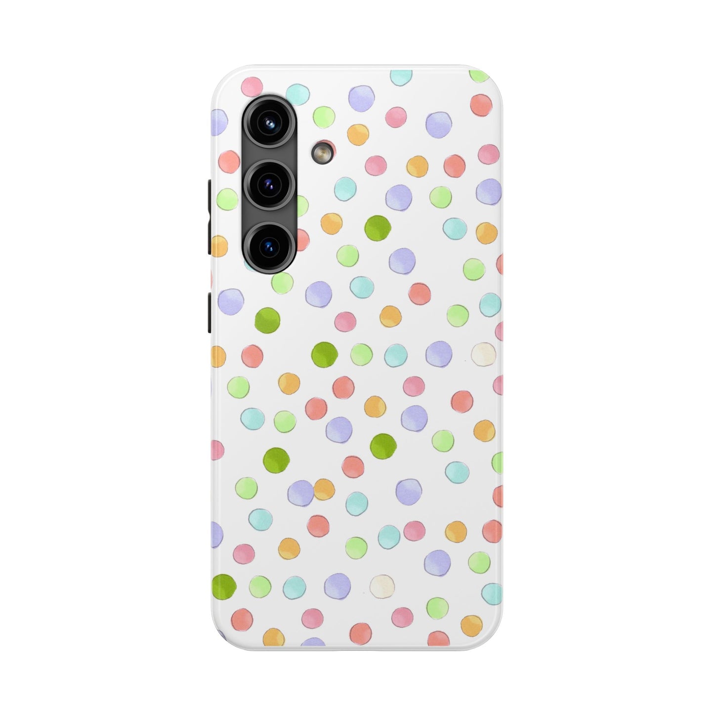 Happy Dots White Phone Case