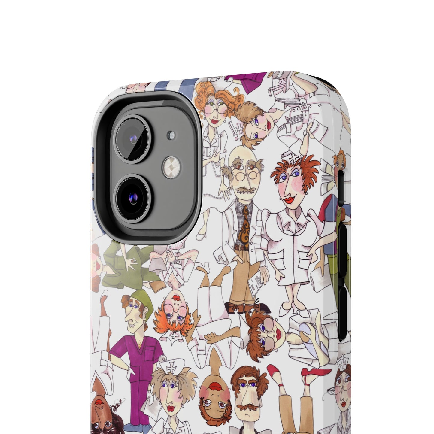 Diverse Nurse White Phone Case