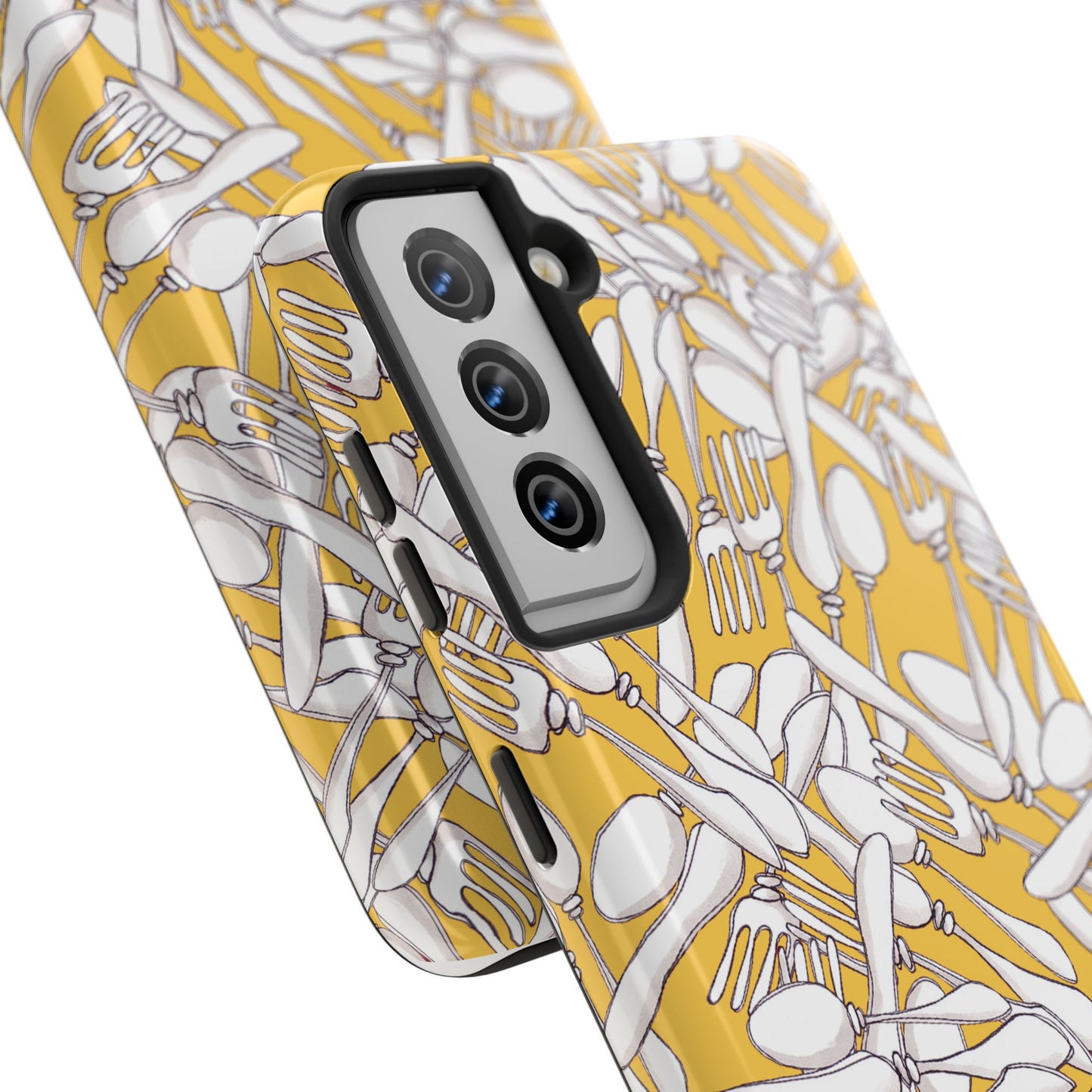 Silverware Wars Yellow Phone Case