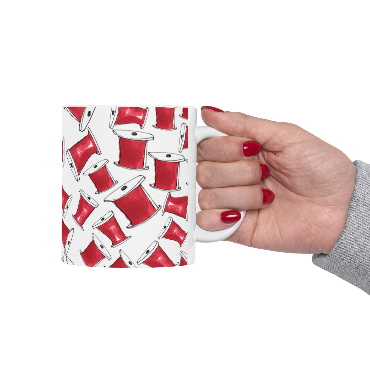 Red Thread White Cup