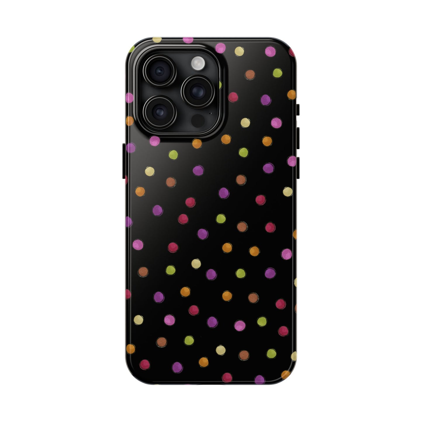 Tea Dot Black Phone Case
