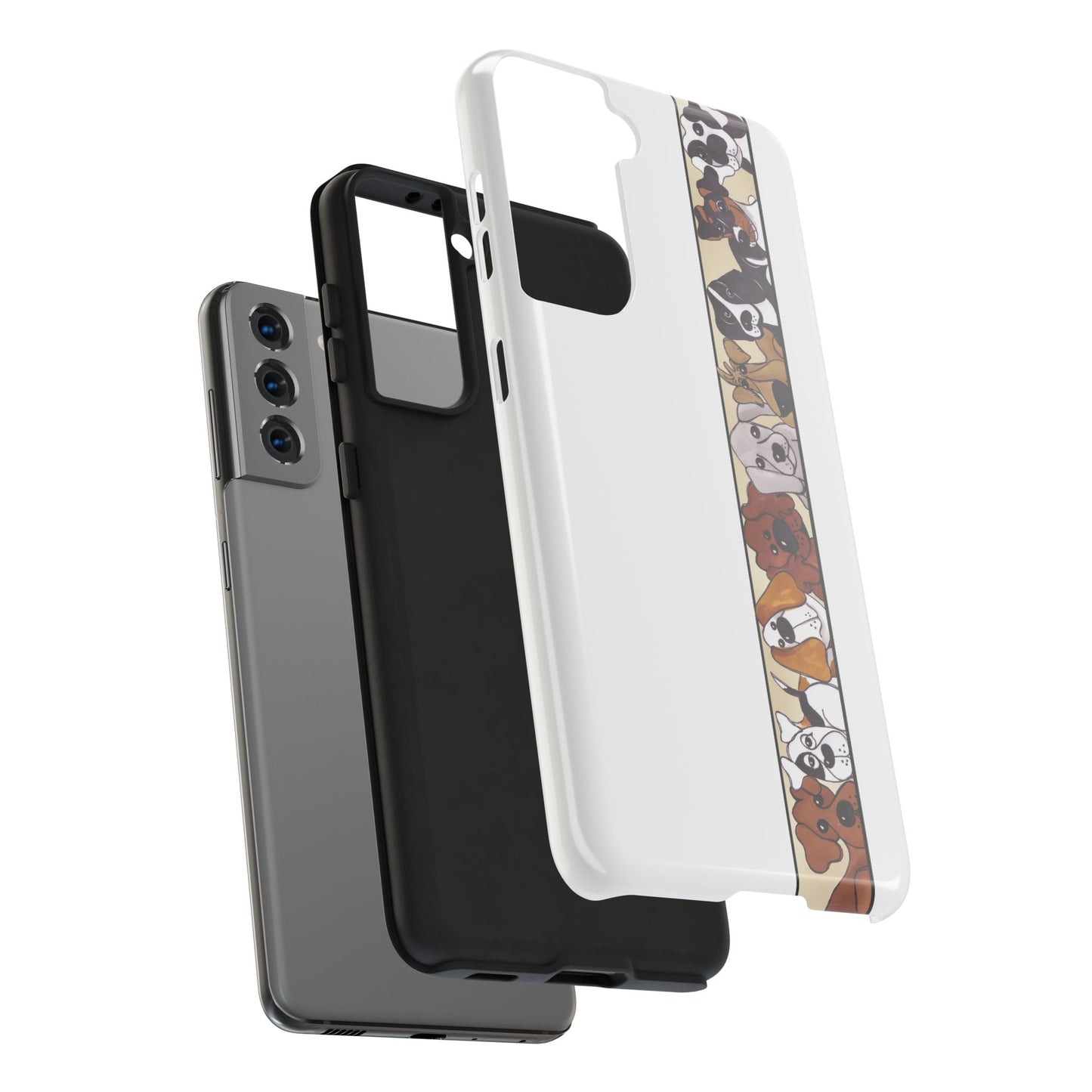 Doggie Delight Border Phone Case