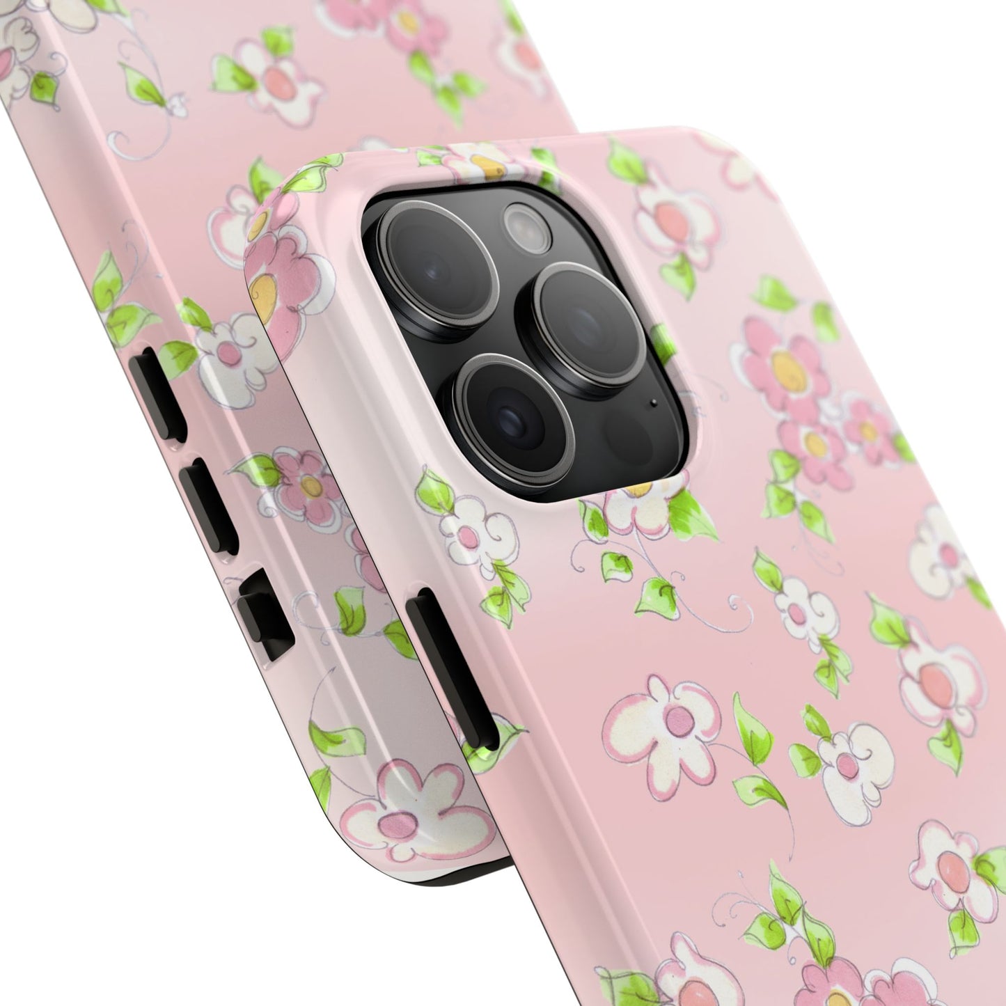 Precious Posies Pink Phone Case