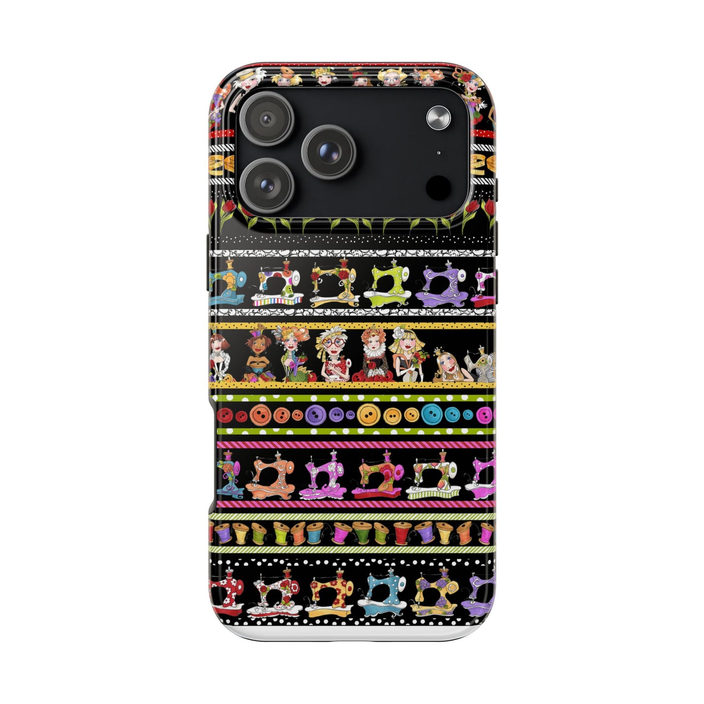 Curious Border Black Phone Case