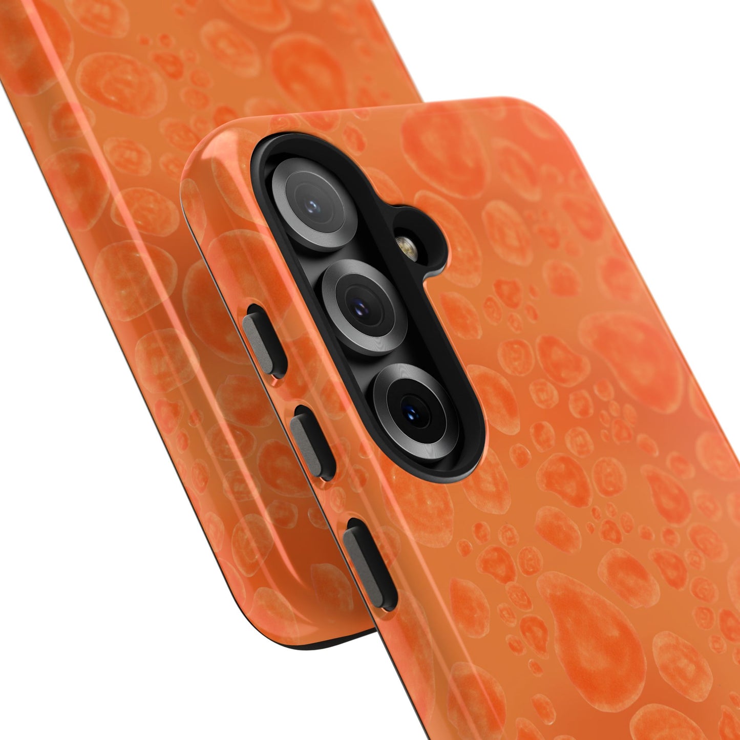 Paw Dots Orange Phone Case
