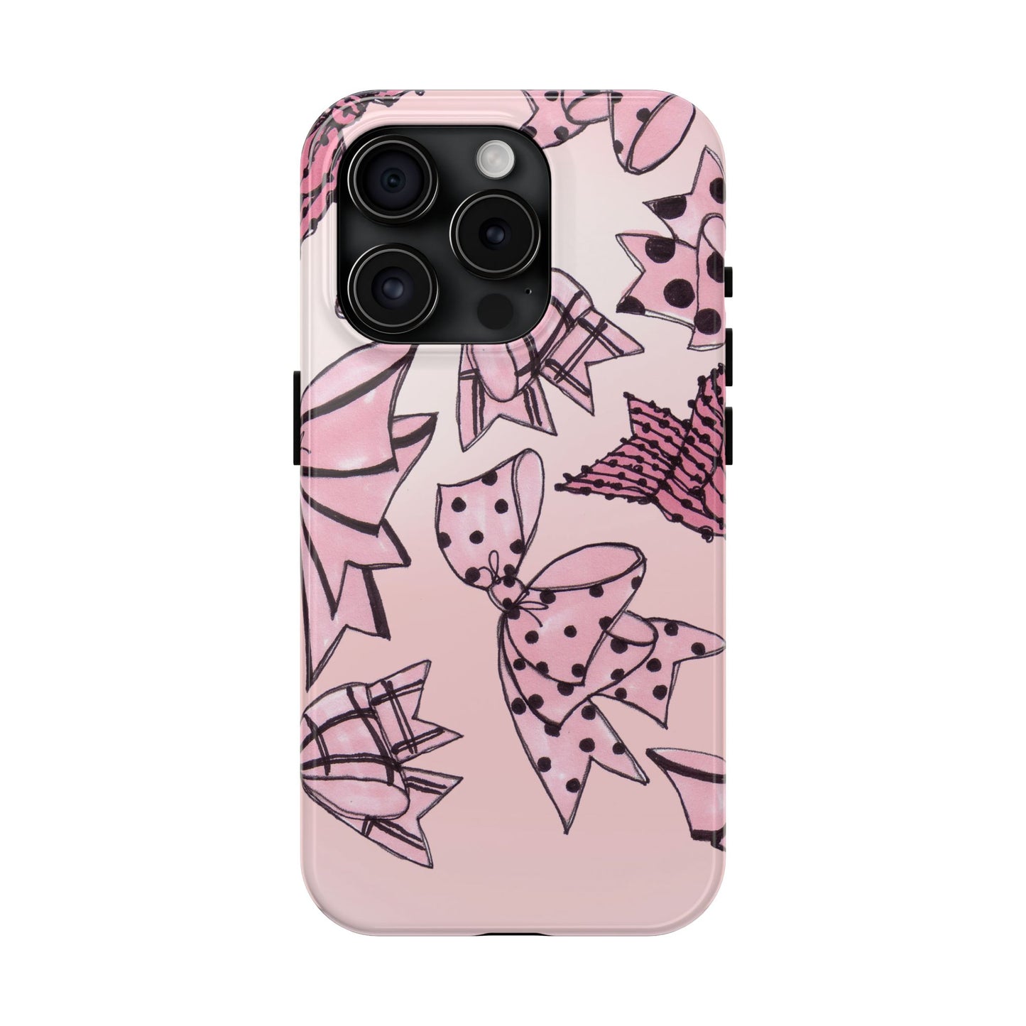 Cat Bows Pink Phone Case