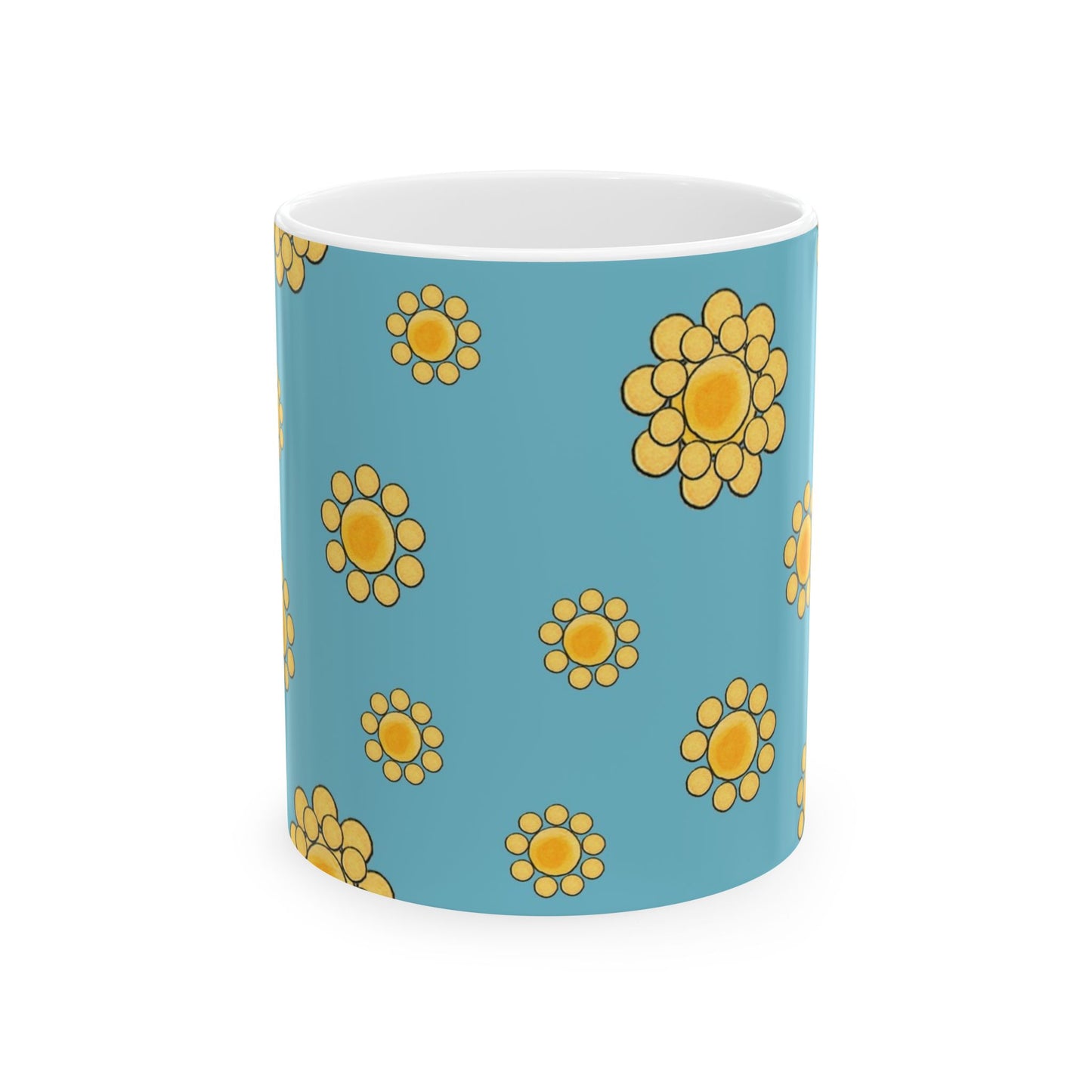 Bandana Dots Turquoise Cup