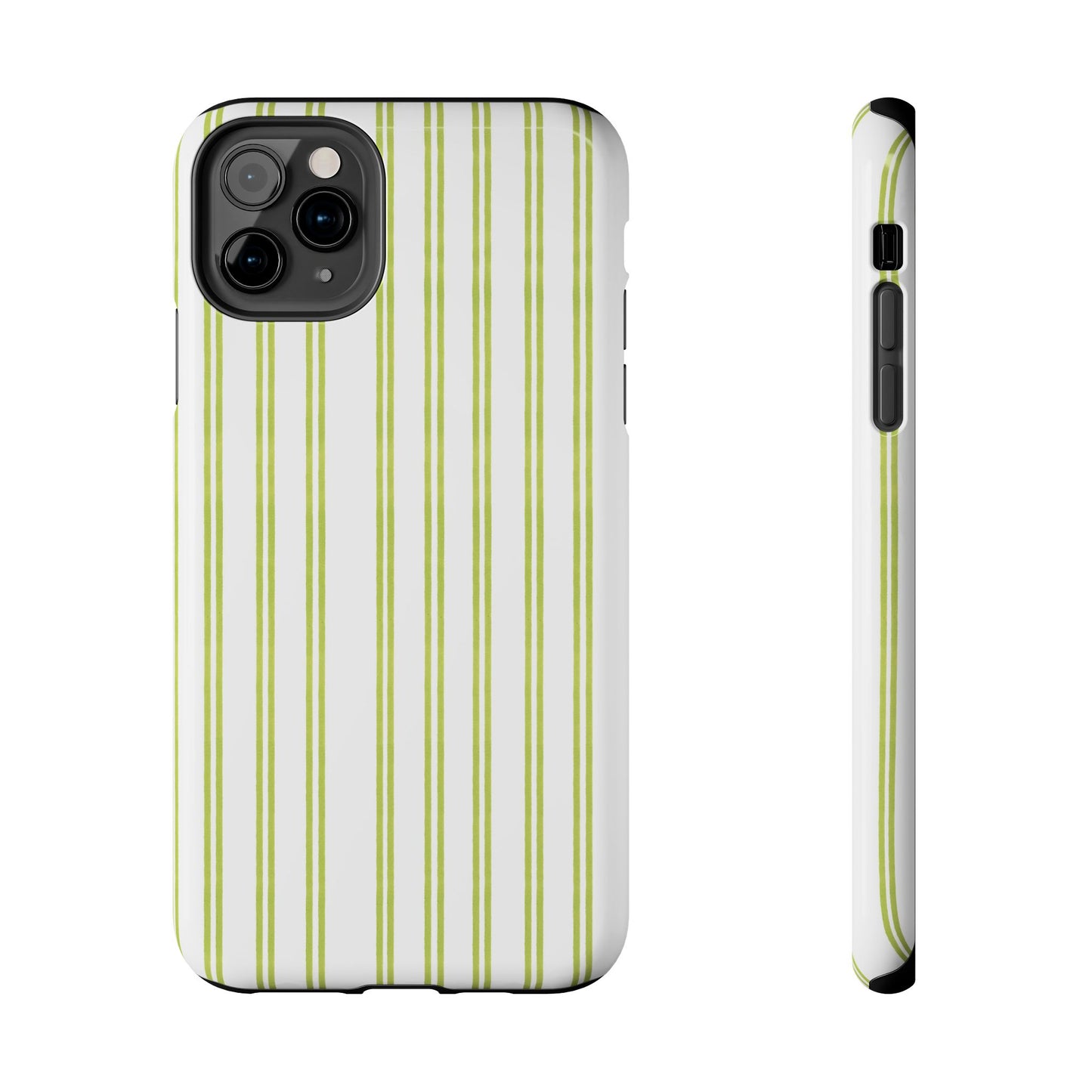 Green Double Stripe Phone Case