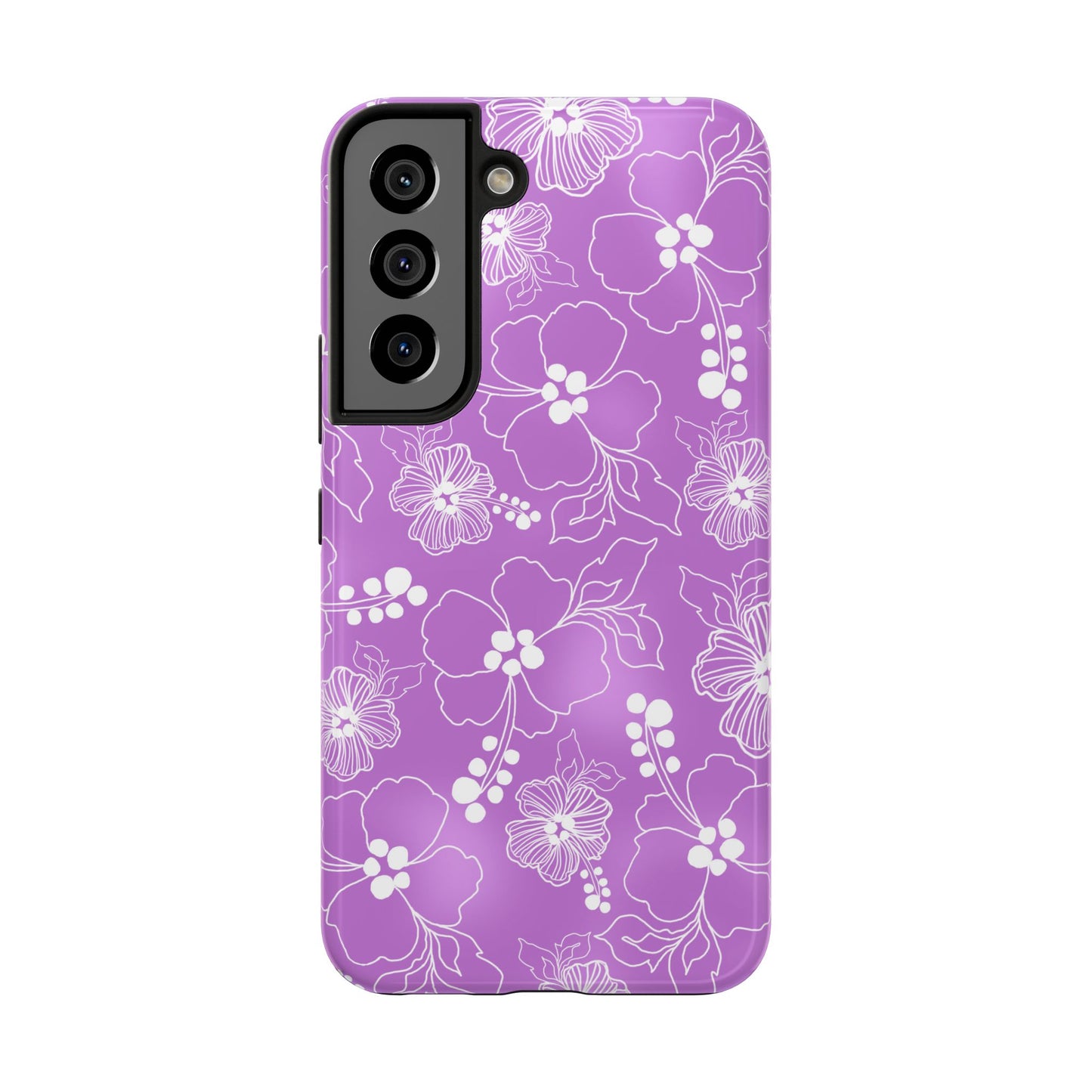 Lacey Hibiscus Orchid Phone Case