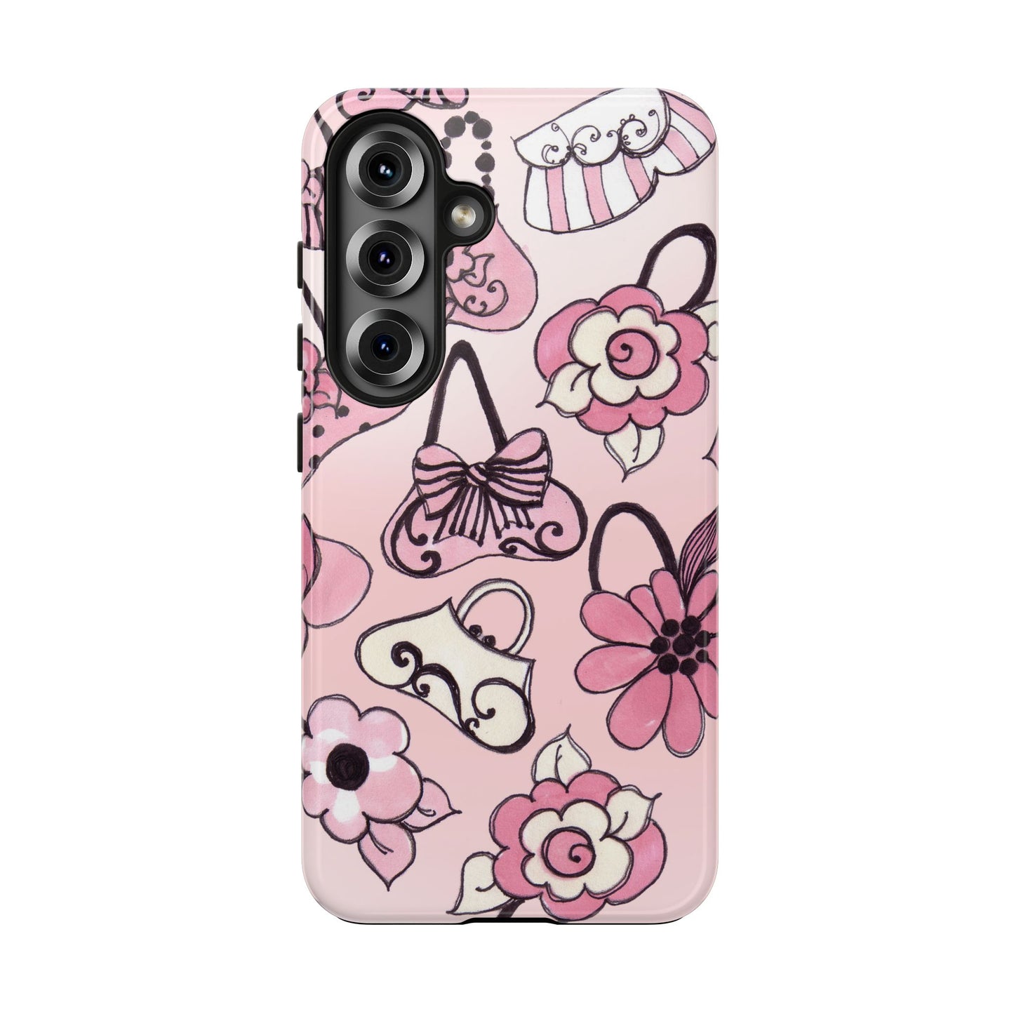Cat Bags Pink Phone Case
