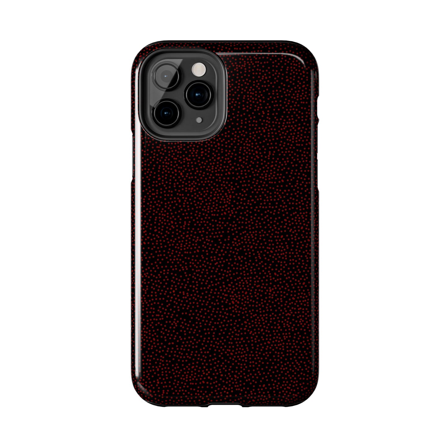 Mini Dot Black / Red Phone Case