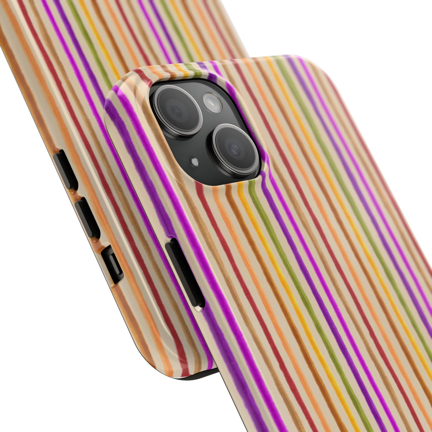 Spice Stripe Muslin Phone Case