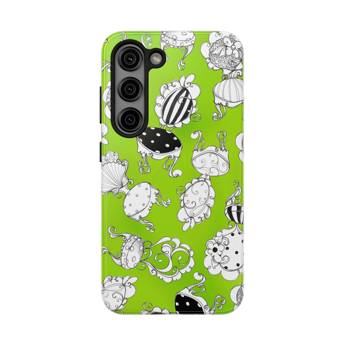 Bistro Chairs Lime Phone Case