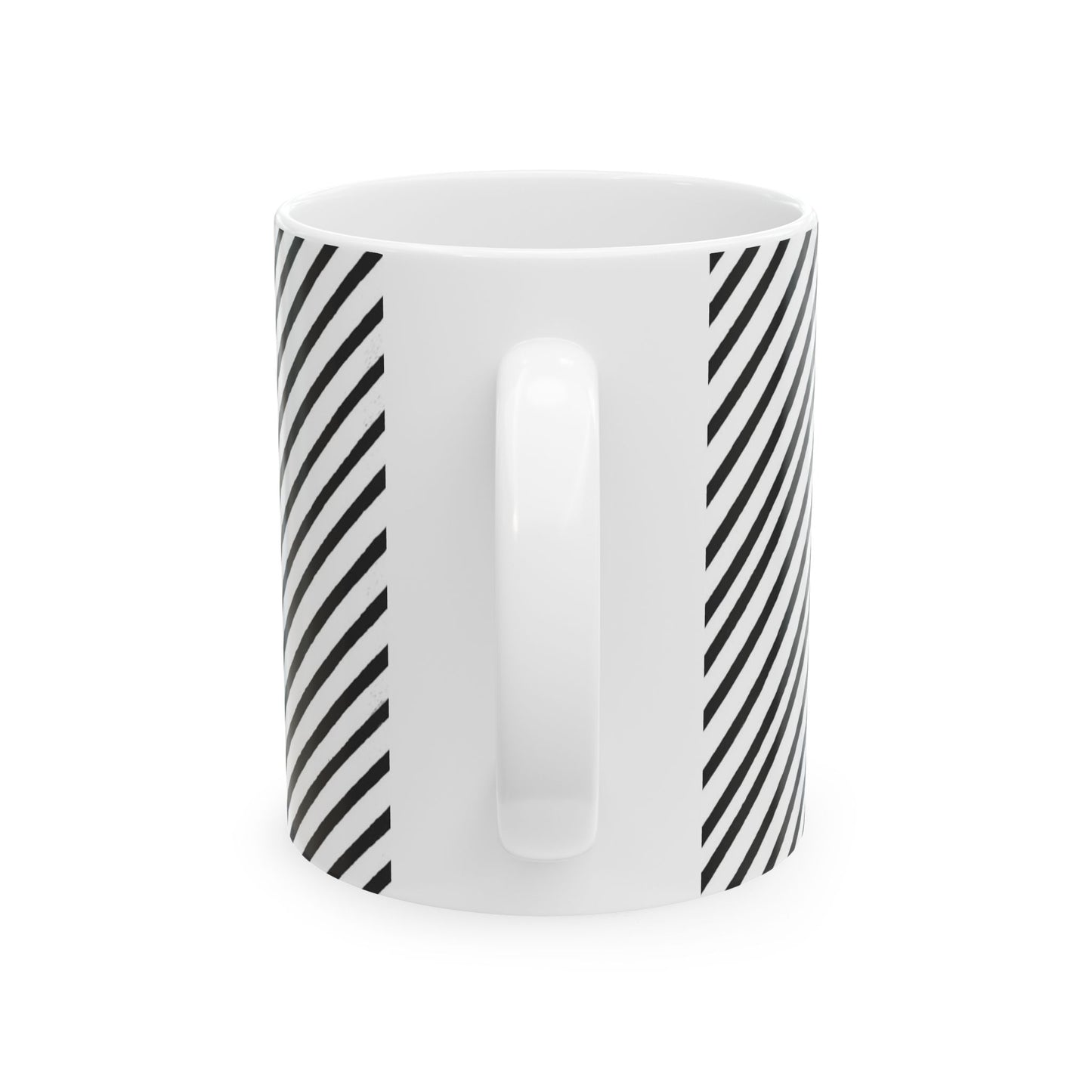 Bias Stripe White / Black Cup