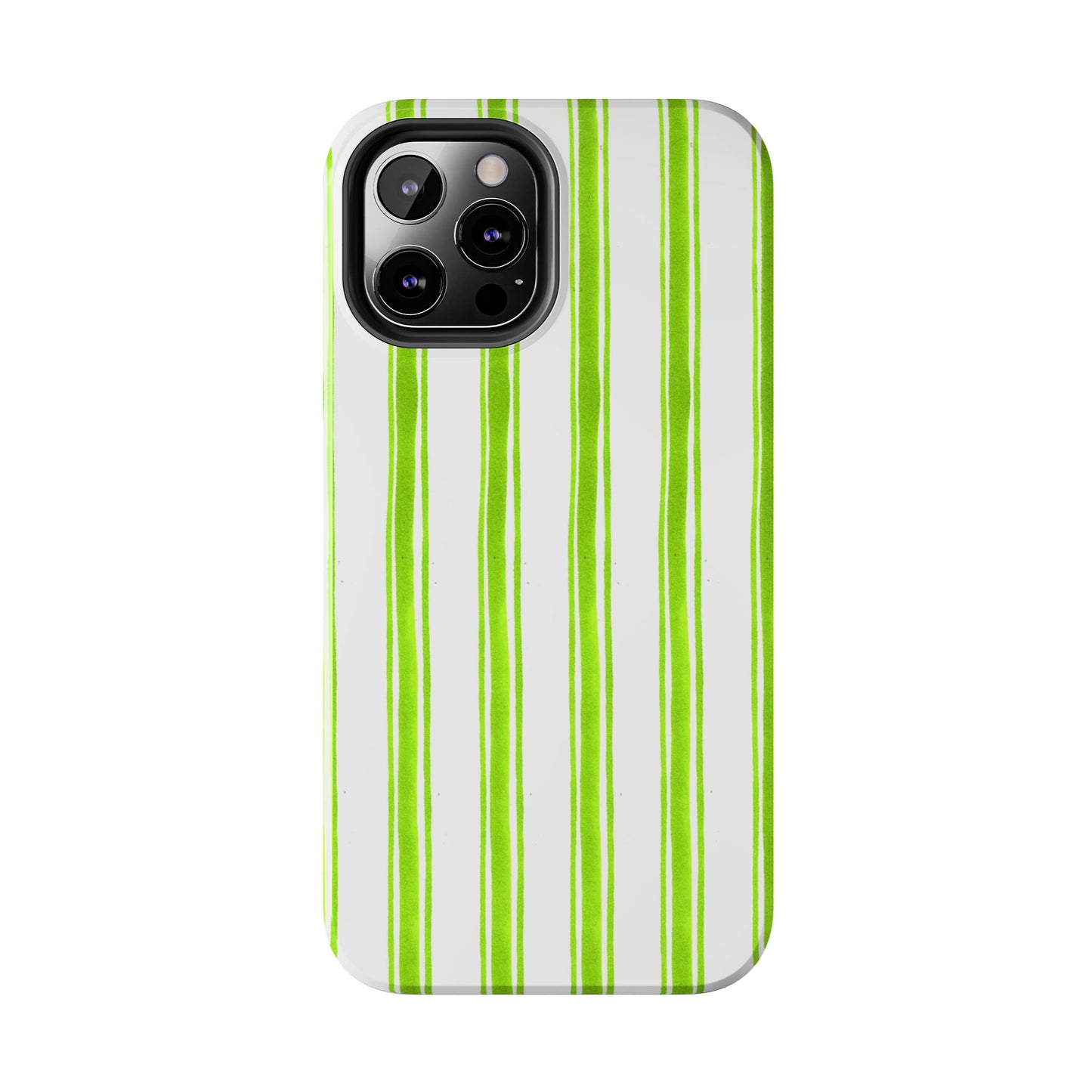 Awning Stripe Lime Phone Case