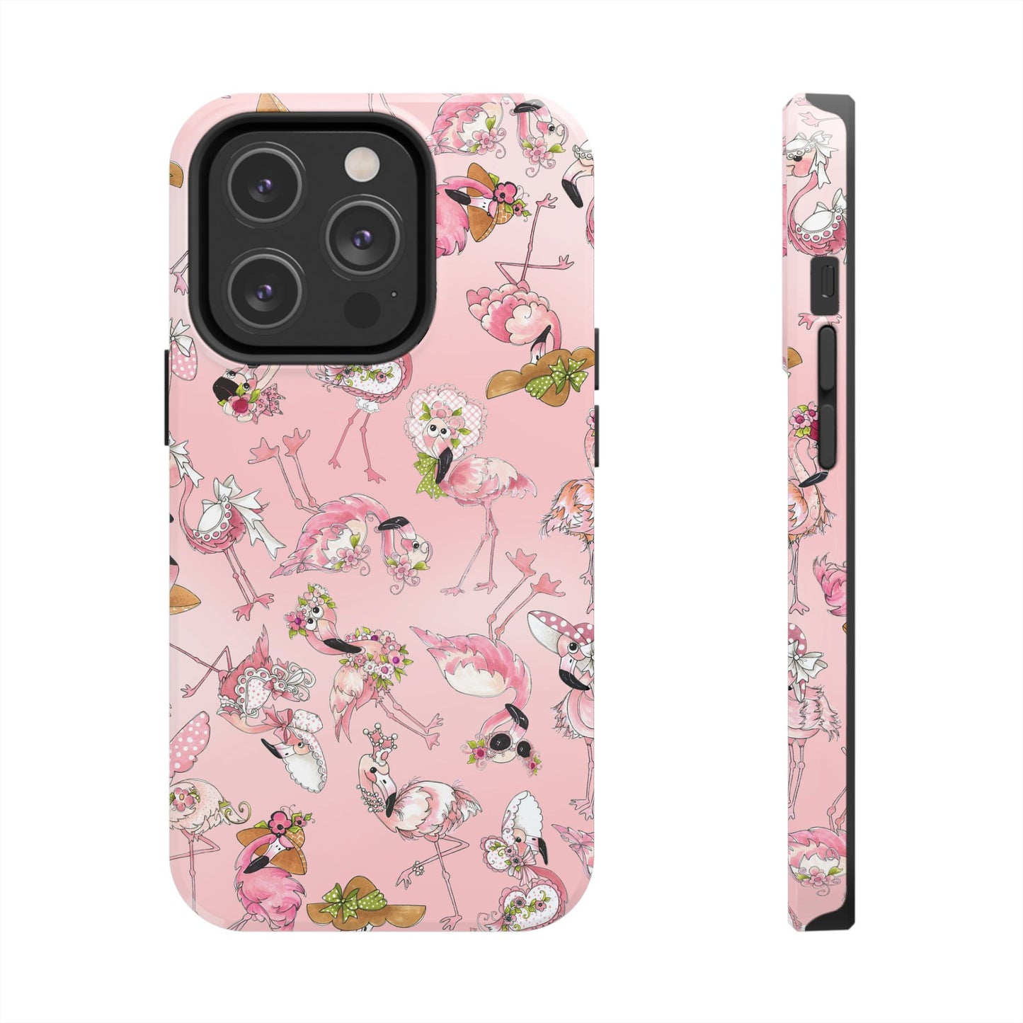 Tossed Flams Pink Phone Case