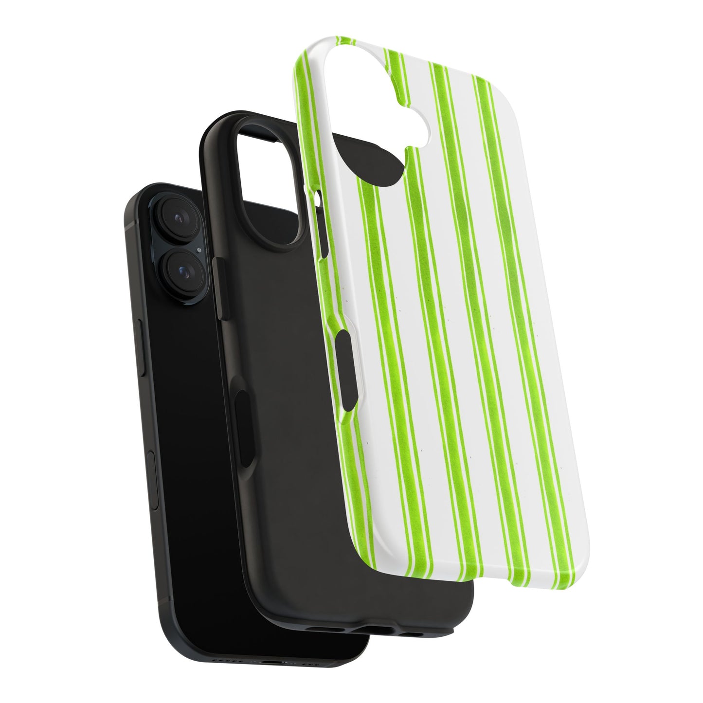 Awning Stripe Lime Phone Case