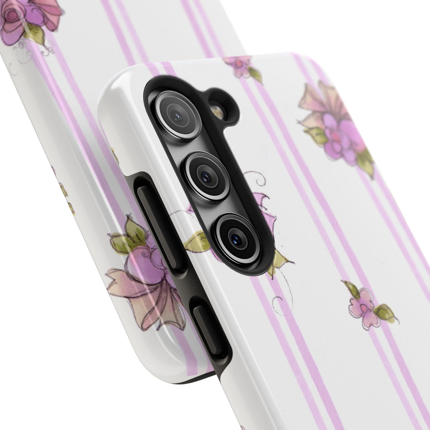 Flower Model Flower Stripe Phone Case