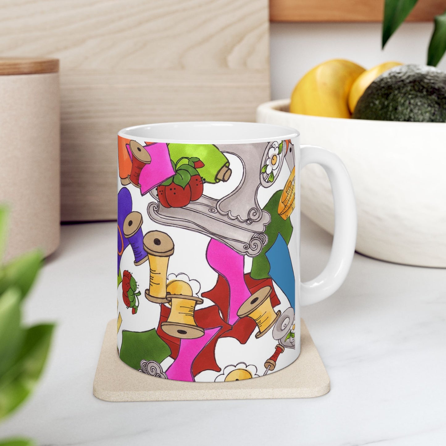 Kaleidasew White Cup