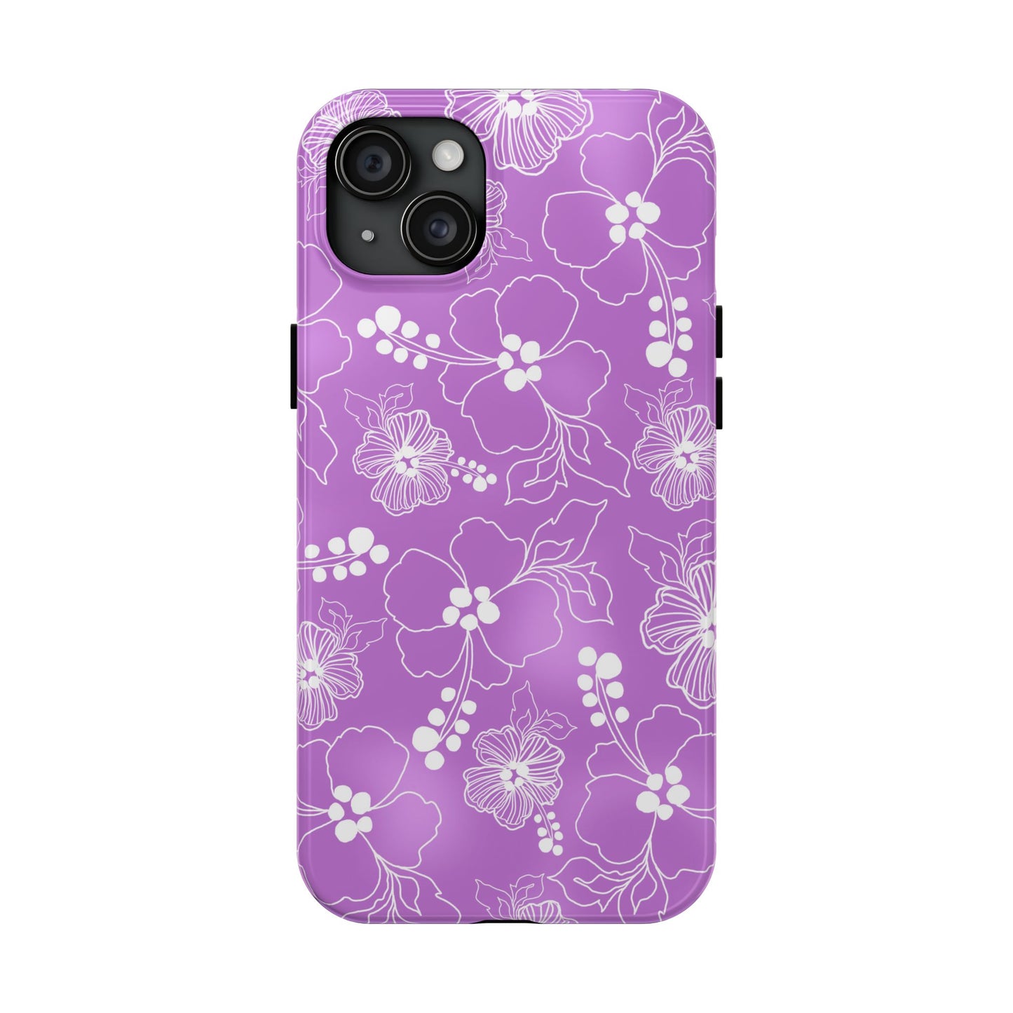 Lacey Hibiscus Orchid Phone Case