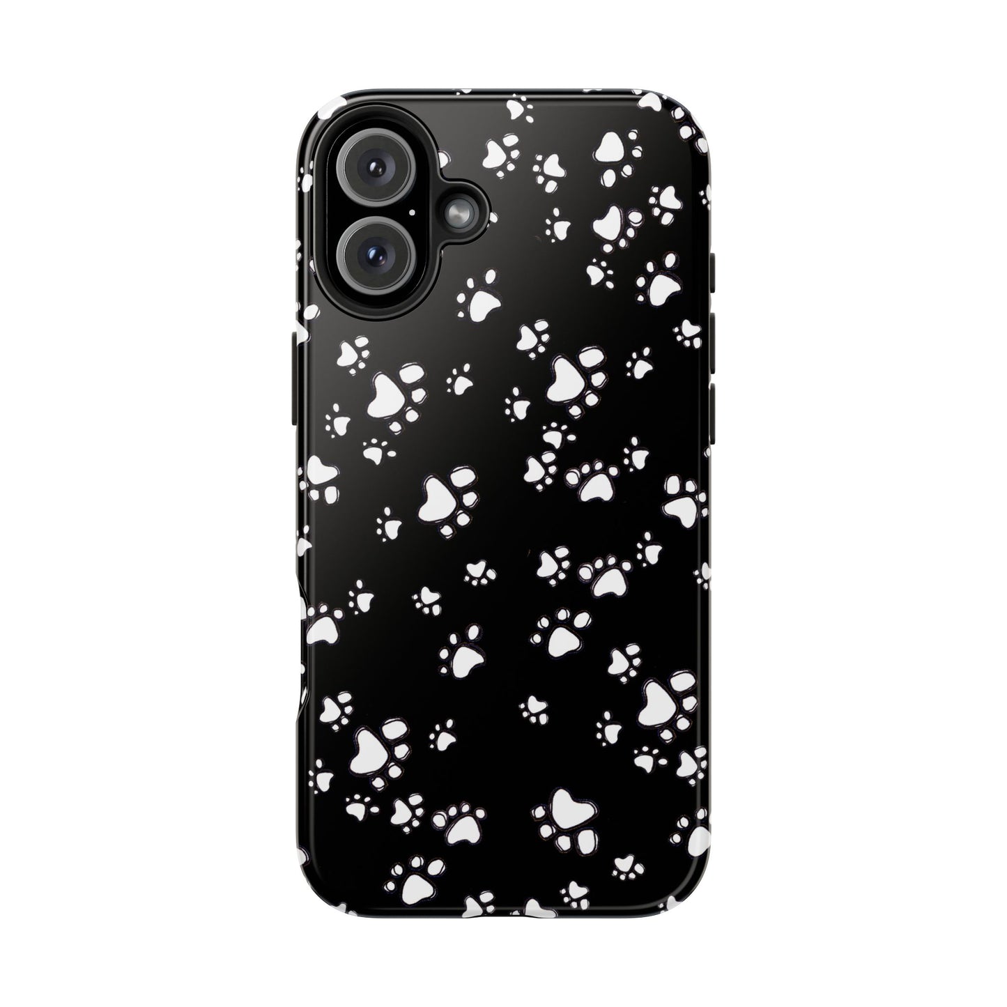 Paw Flakes Black Phone Case