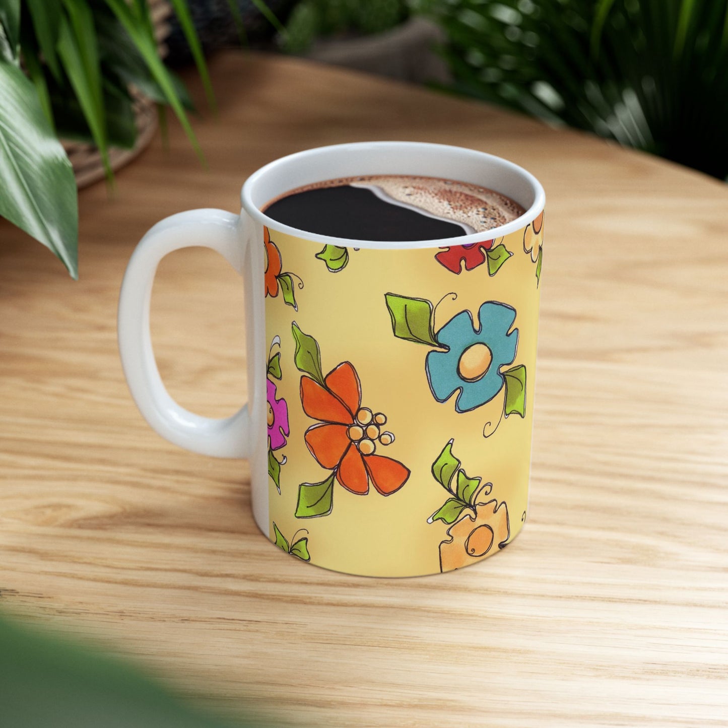 Happy Blooms Yellow Cup