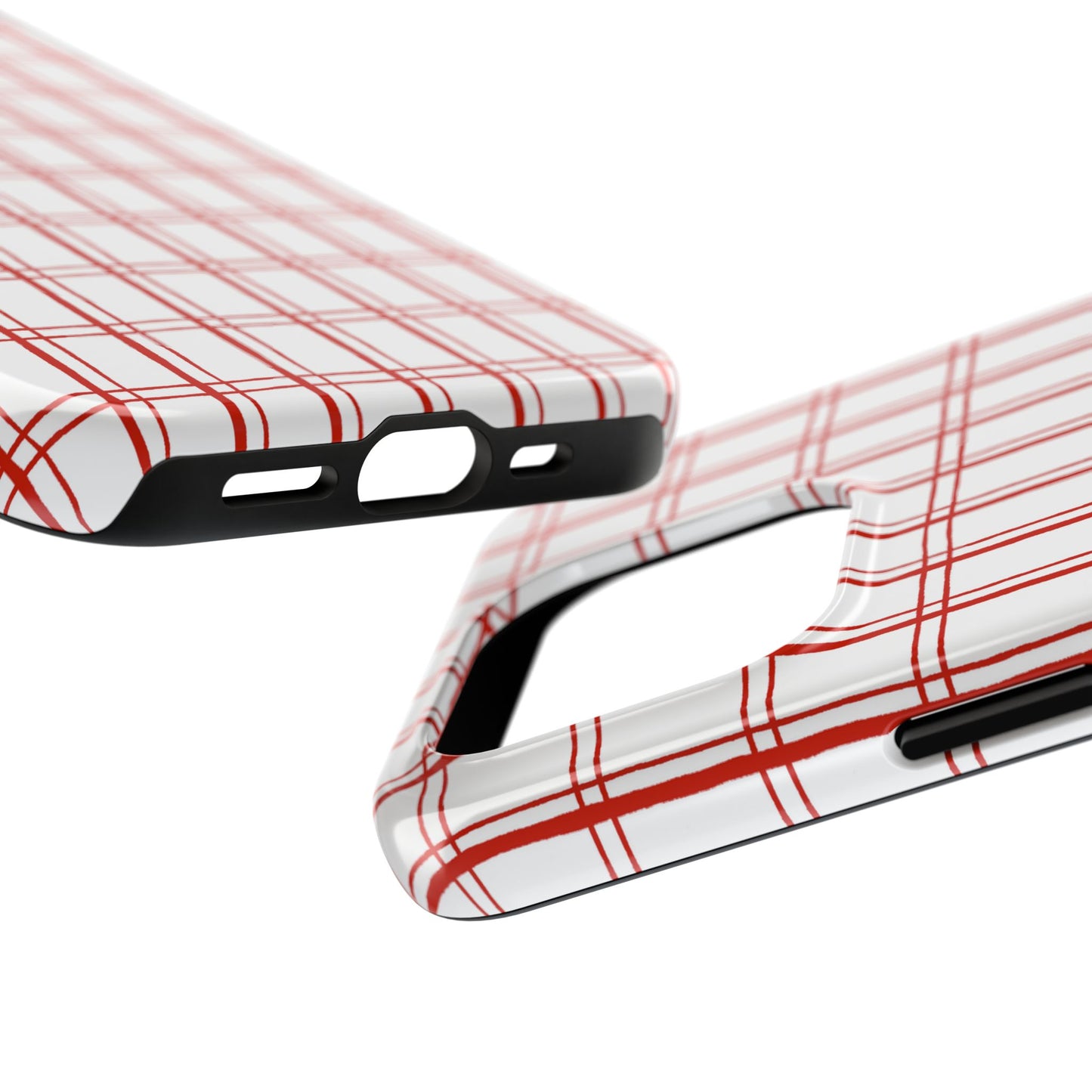 Kitchen Plaid White / Red Phone Case