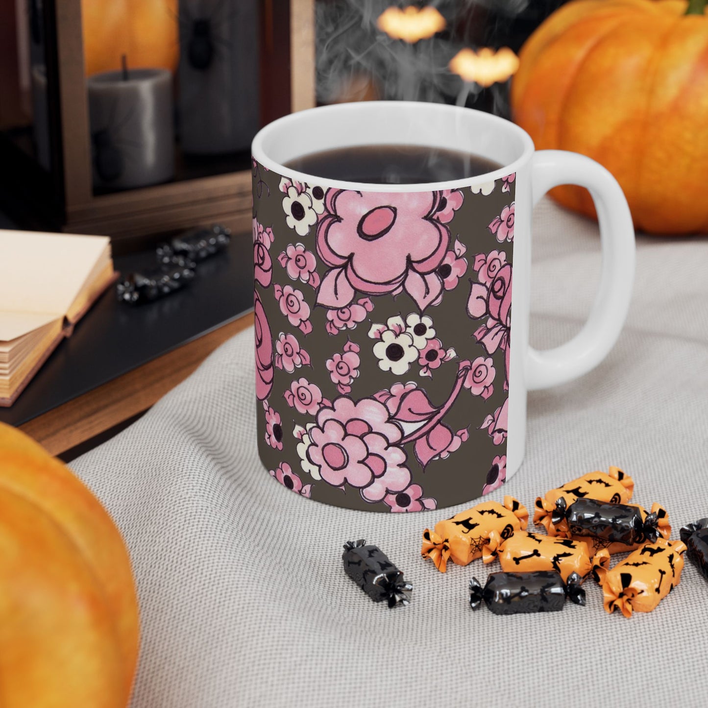 Profuse Posies Mocha Cup