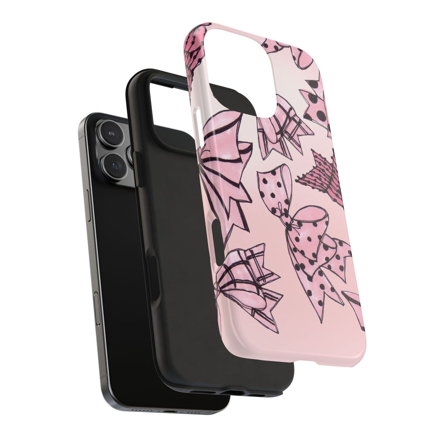 Cat Bows Pink Phone Case